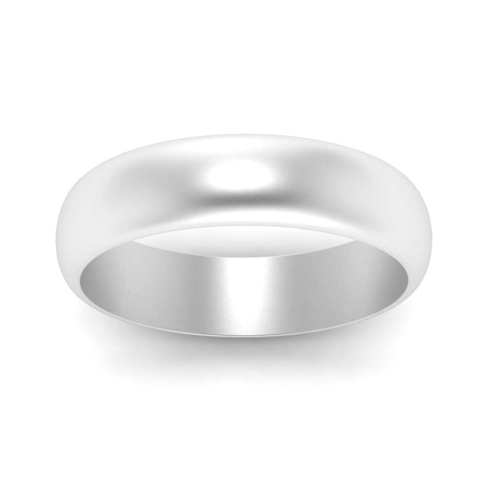 Low Dome 6mm Men Wedding Band Fascinating Diamonds