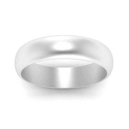 Low Dome 6mm Men Wedding Band Fascinating Diamonds