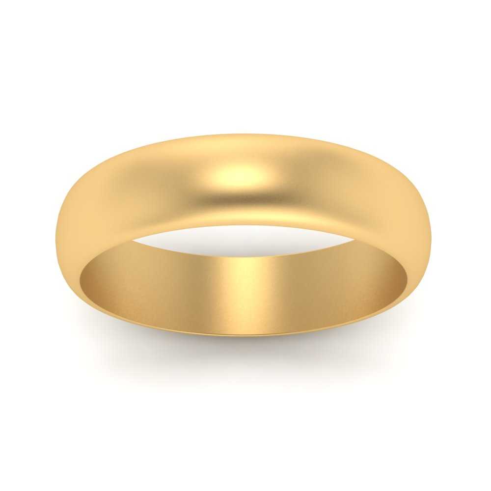 Low Dome 6mm Men Wedding Band Fascinating Diamonds