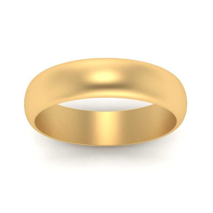 Low Dome 6mm Men Wedding Band Fascinating Diamonds