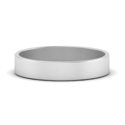 5 mm Flat Gold Wedding Band Fascinating Diamonds