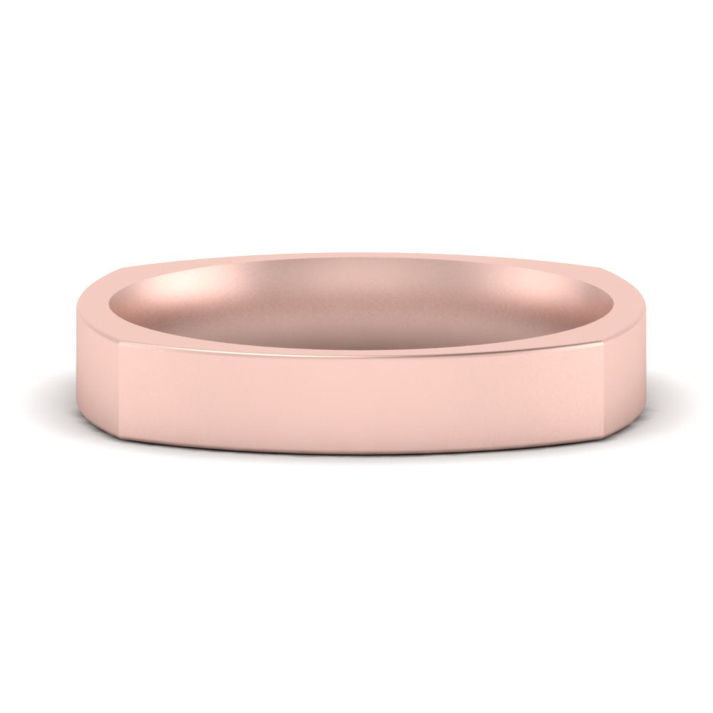 Square Comfort Fit Mens Wedding Band Fascinating Diamonds