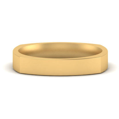 Square Comfort Fit Mens Wedding Band Fascinating Diamonds