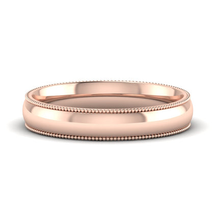 Comfort Fit Wedding Band Milgrain Edge Fascinating Diamonds
