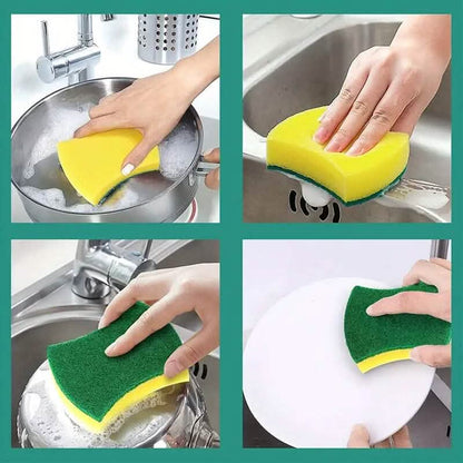 8-Pack: Double-Sided Multifunctional Cleaning Sponge