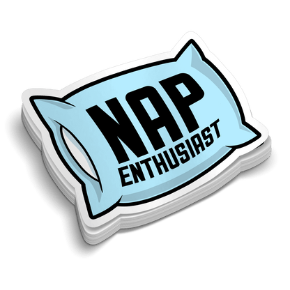 Nap Enthusiast -  Hard Hat Decal Armed American Supply
