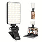 80 LED Clip-On Rechargeable Selfie Ring Light