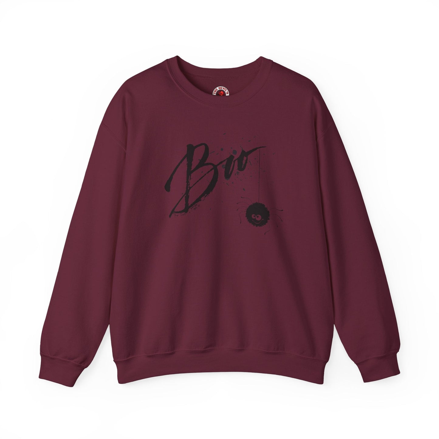Boo Spider Crewneck Sweatshirt The Devil's Pickle