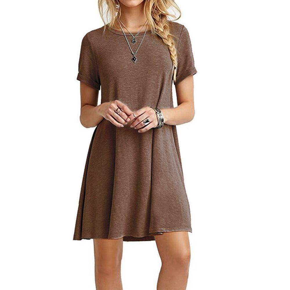 Cowgirl Chic Casual Short Sleeved Dress | Comfortable & Stylish Cowgirl Dress Country in My Heart