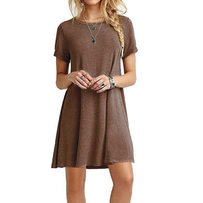 Cowgirl Chic Casual Short Sleeved Dress | Comfortable & Stylish Cowgirl Dress Country in My Heart