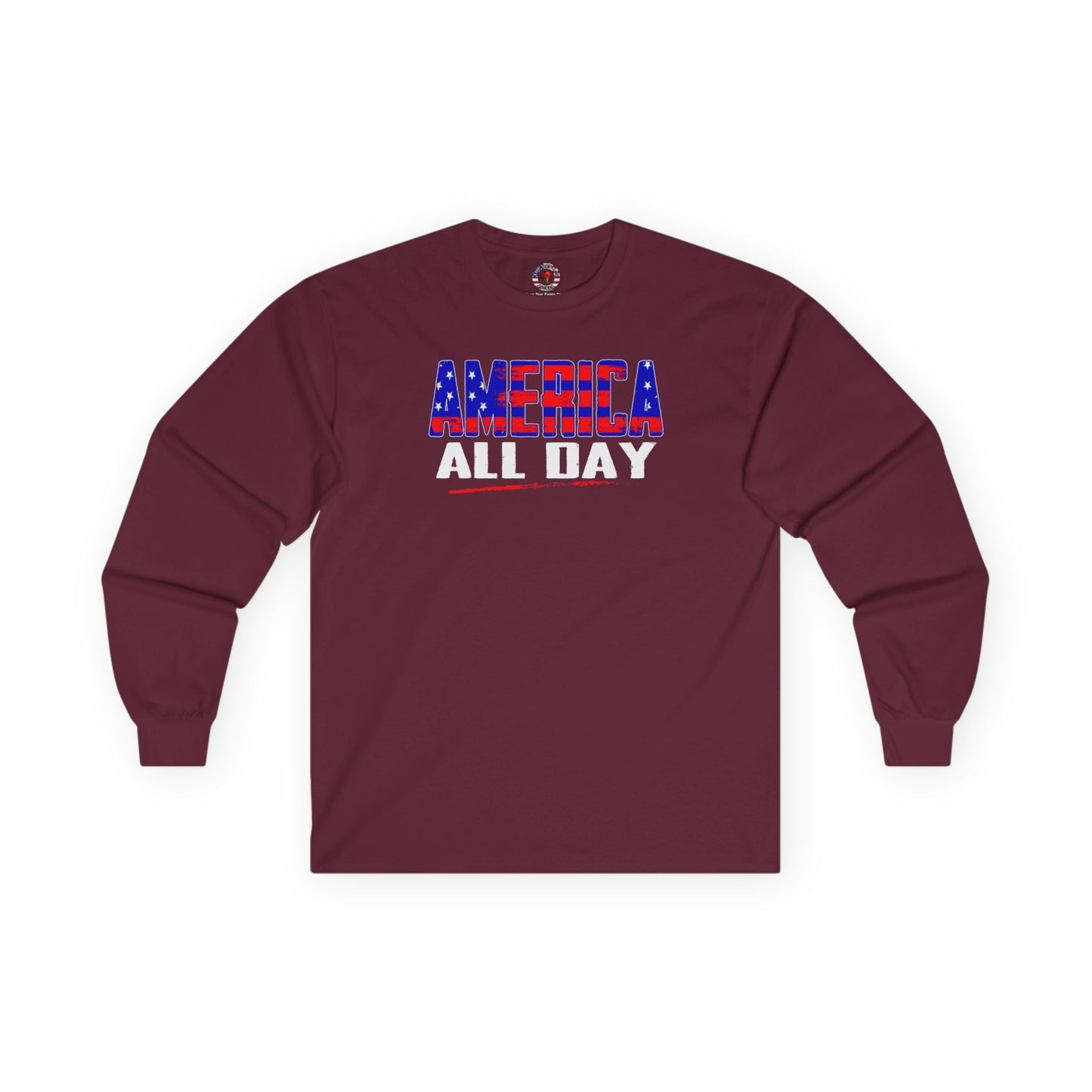 America All Day Long Sleeve Tee The Devil's Pickle