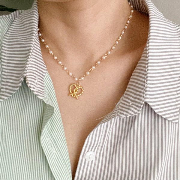 Pretzel Love Pendant Necklace Shop Style & More | Fresh Looks, Everyday Deals & Free Shipping