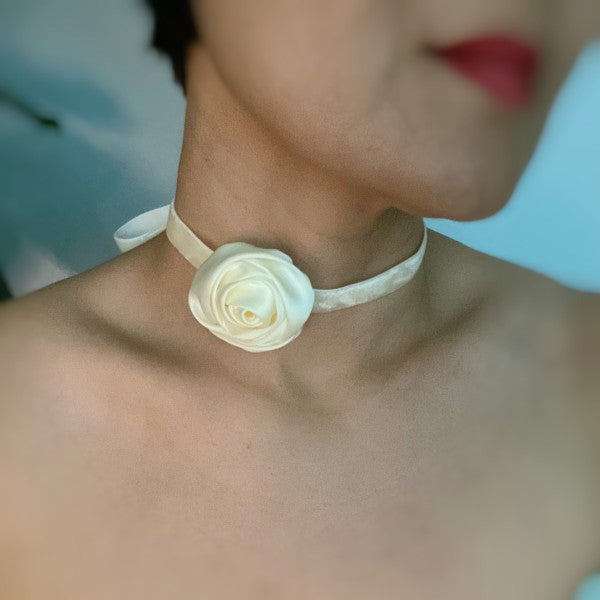 Satin Rose Velvet Sash Necklace Shop Style & More | Fresh Looks, Everyday Deals & Free Shipping