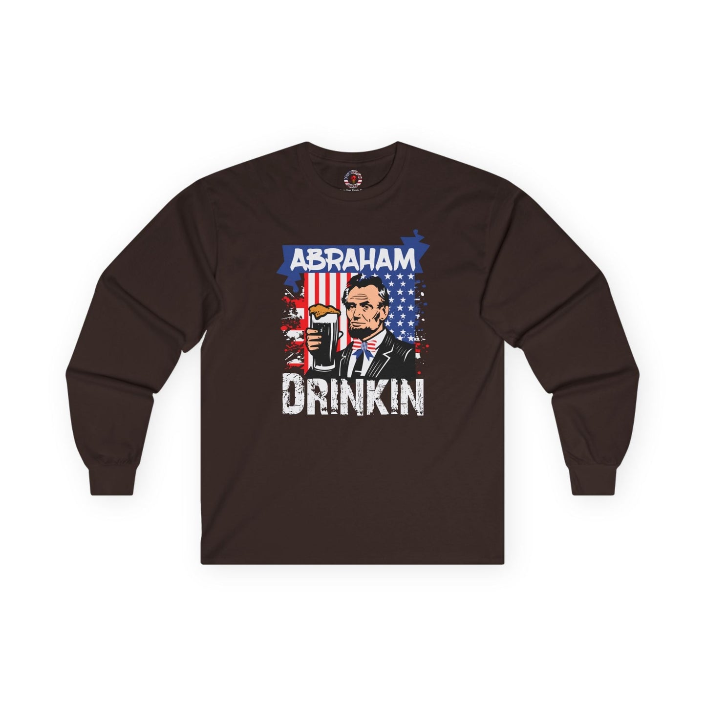 Abraham Drinking Long Sleeve Tee The Devil's Pickle