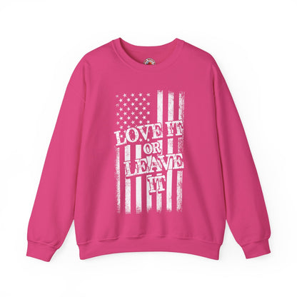 Love It Or Leave It Crewneck Sweatshirt The Devil's Pickle