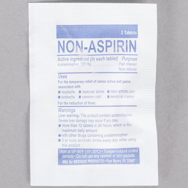 Non-Aspirin, 100/box quakekits.com