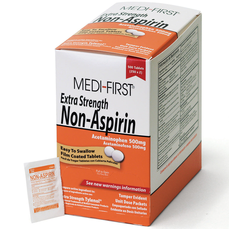 Non-Aspirin Extra Strength, 500/box quakekits.com