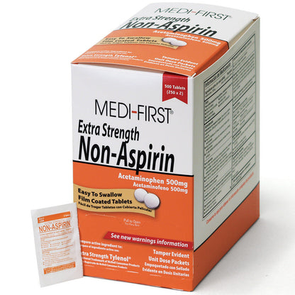 Non-Aspirin Extra Strength, 500/box quakekits.com