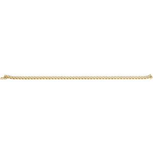 14K Yellow 5 CTW Natural Diamond Line 7 1/4" Bracelet Ethereal Legacy Boutiques