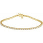 14K Yellow 2 CTW Lab-Grown Diamond Line 7 1/4" Bracelet Ethereal Legacy Boutiques