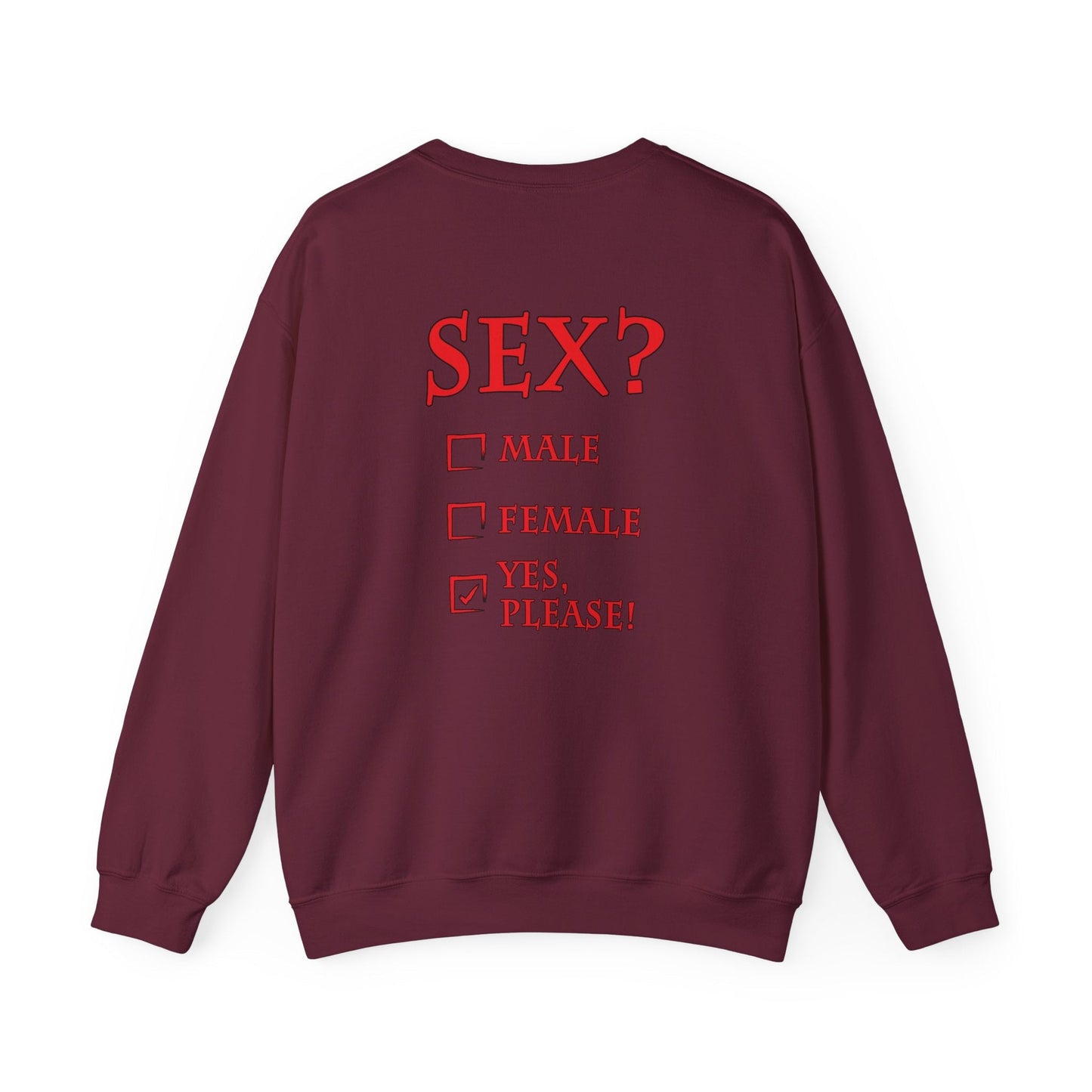 Sex? Yes, Please Crewneck Sweatshirt The Devil's Pickle