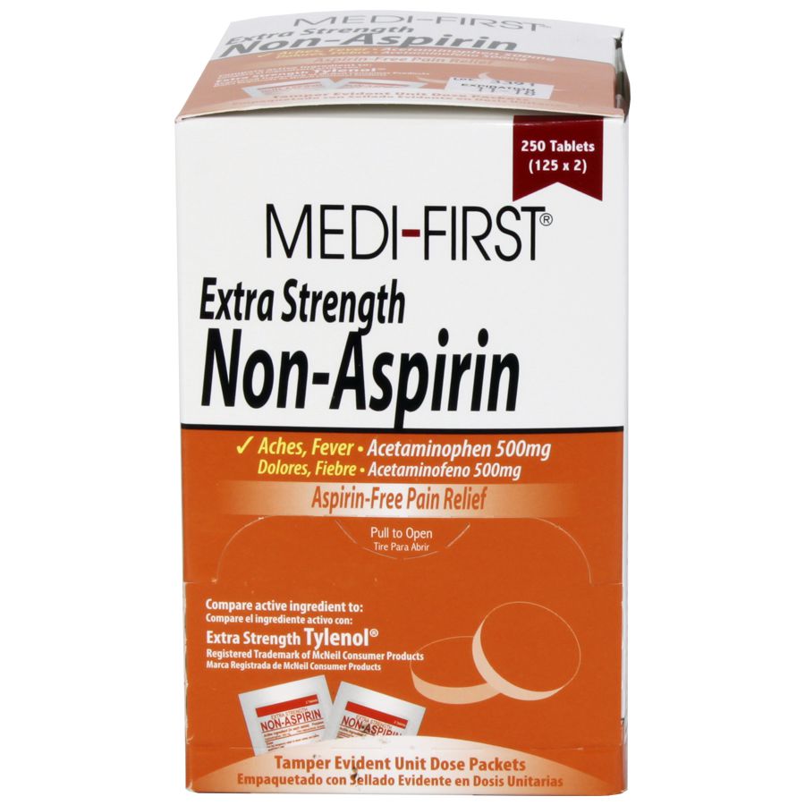 Non-Aspirin Extra Strength, 250/box quakekits.com