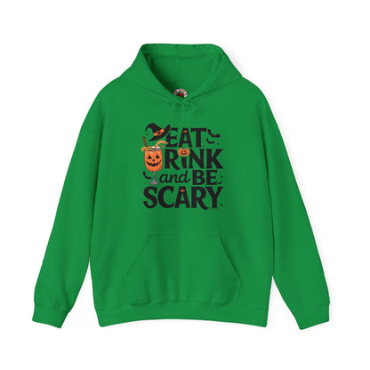 Eat Drink and Be Scary Hooded Sweatshirt The Devil's Pickle