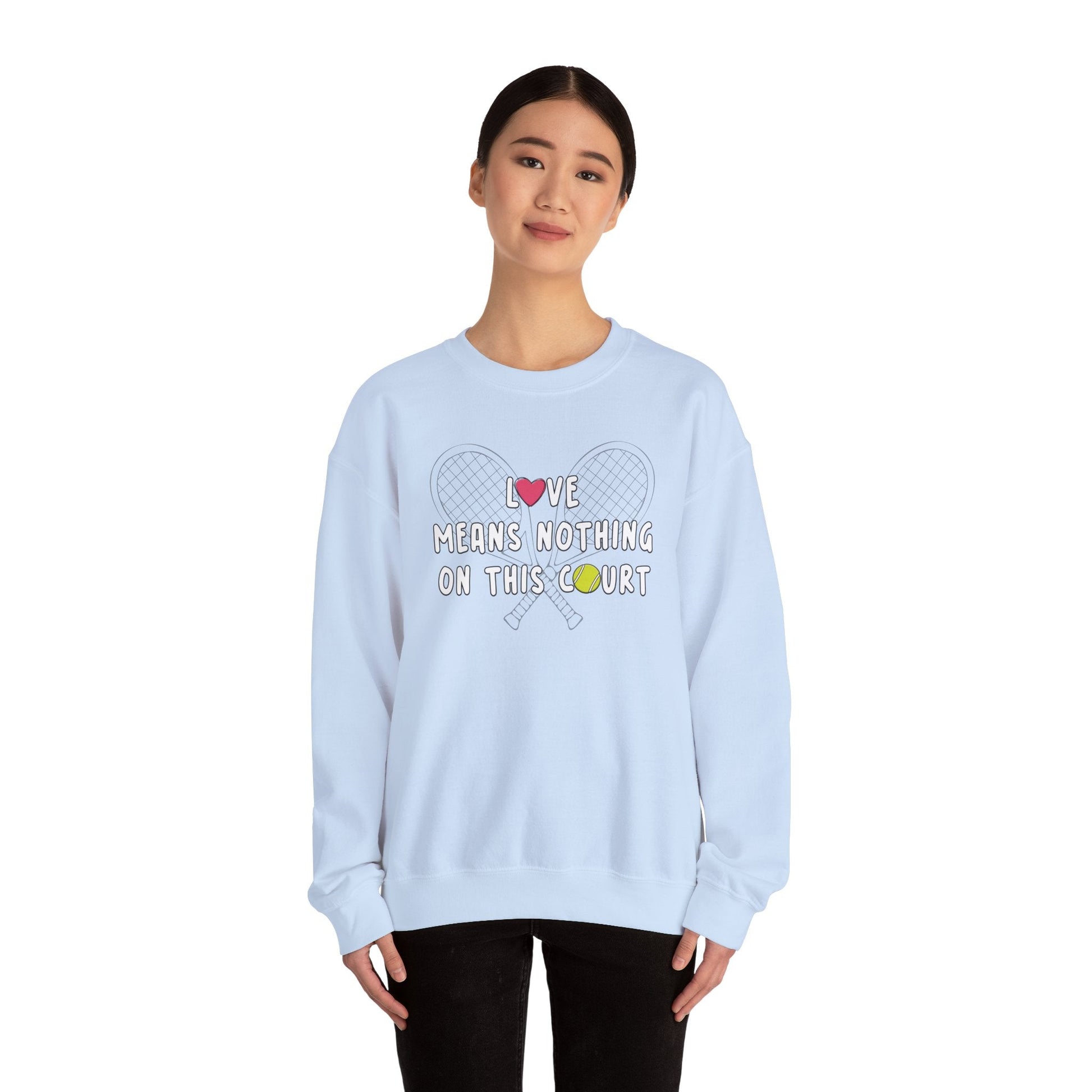 Love Means Nothing Crewneck Sweatshirt The Devil's Pickle
