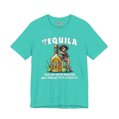 Tequila Swallow The Big Worm T-Shirt The Devil's Pickle