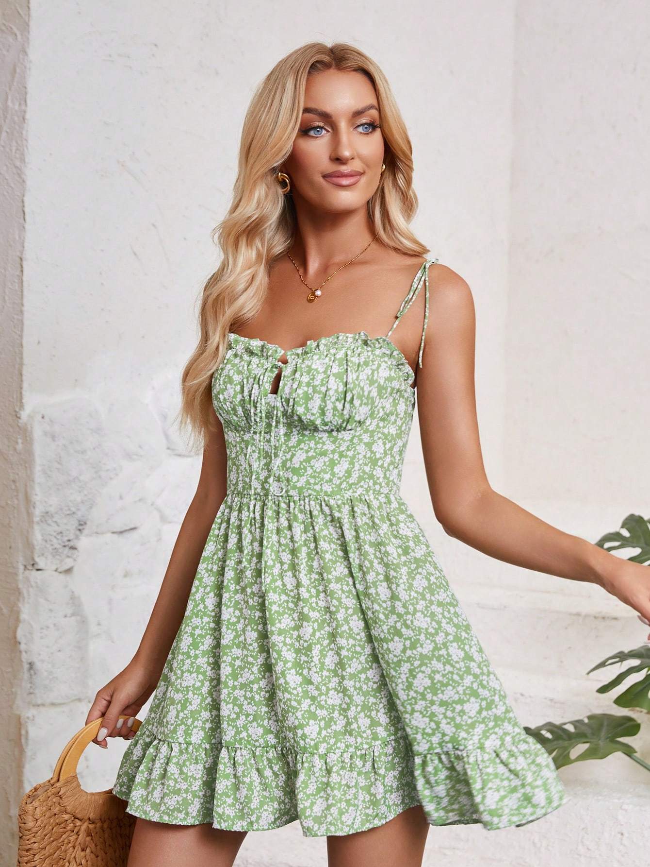 Women’s Spaghetti Strap Summer Dress FitiqueFit