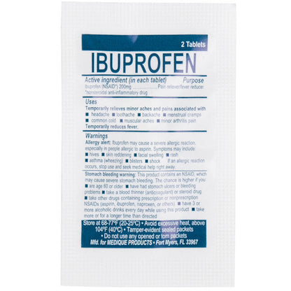 Ibuprofen, 8/box quakekits.com