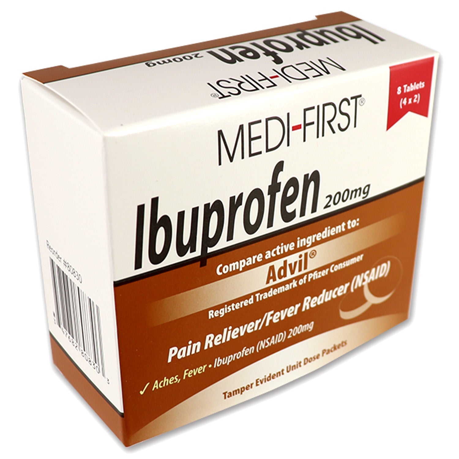 Ibuprofen, 8/box quakekits.com