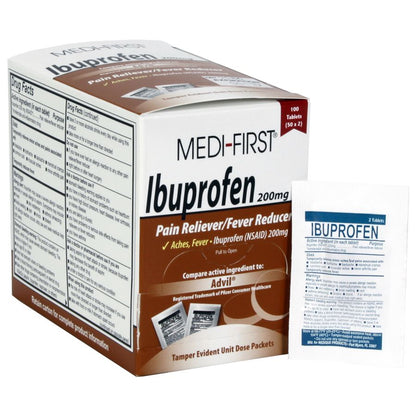 Ibuprofen, 100/box quakekits.com