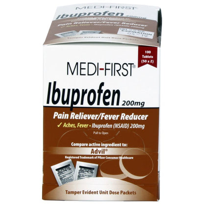 Ibuprofen, 100/box quakekits.com