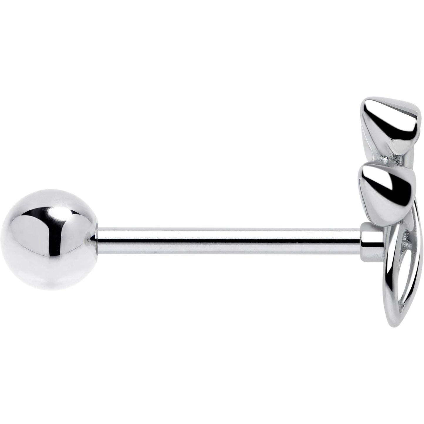 Trippy Mushroom Trio Barbell Tongue Ring BodyCandy
