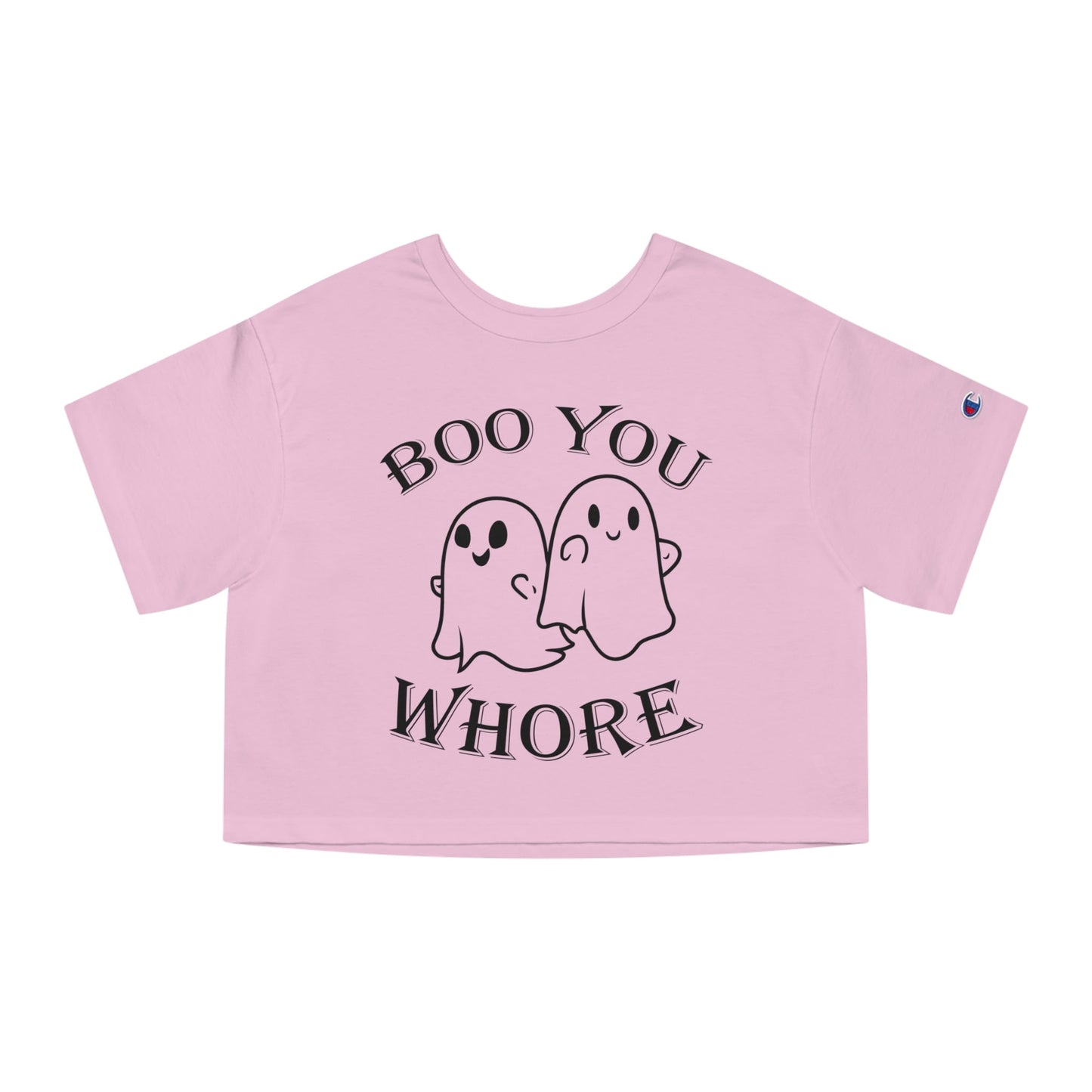Boo You Whore Cropped T-Shirt The Devil's Pickle