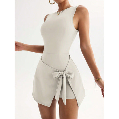Women's Fitness Beauty-Back Yoga Dress – Sleeveless Active Mini FitiqueFit