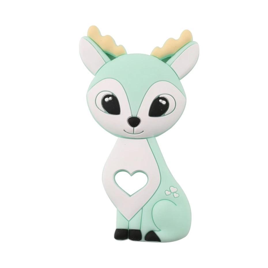 Baby Teether Silicone Rabbit Food Grade Bunny Teether Nursing Teething  Accessories Silicone Animal Teether For Kids and Baby Stevvex