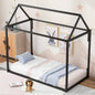 Metal House Shape Platform Bed  twin