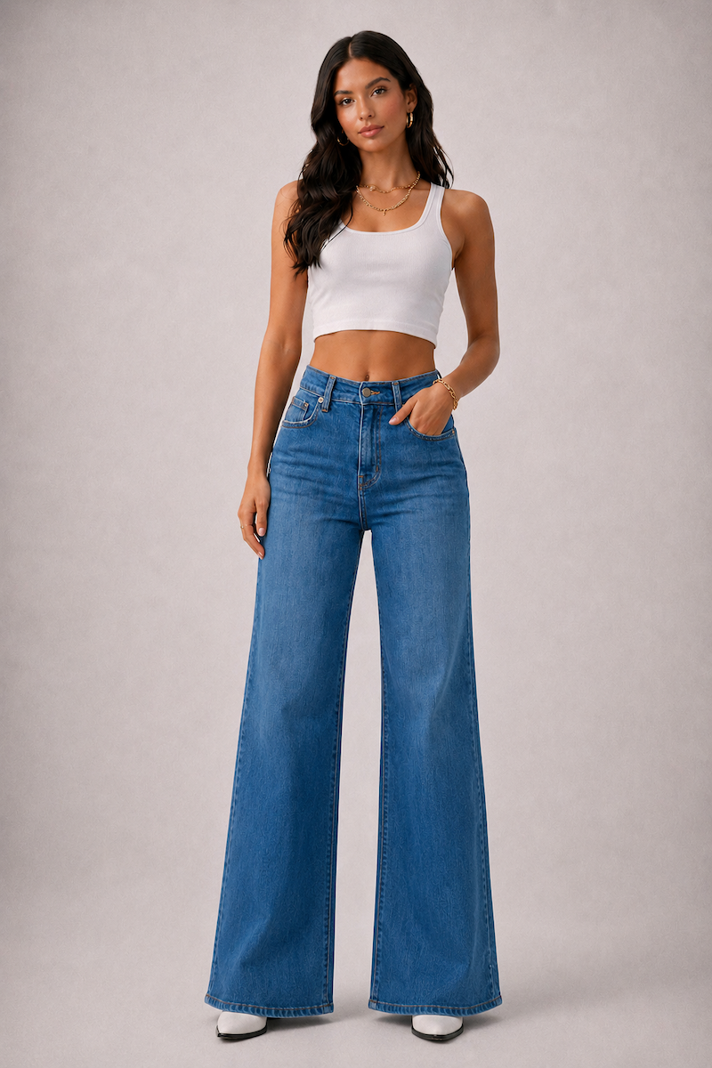 Westside Icon Wide Leg Jean GJG DENIM