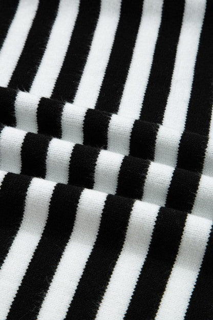 Stripe Colorblock Sleeve Ribbed Trim Sweater Shop Style & More | Fresh Looks, Everyday Deals & Free Shipping