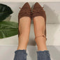 Knitted Pointed-toe Flats Shoes for Women - Ins Fashion SnagBag
