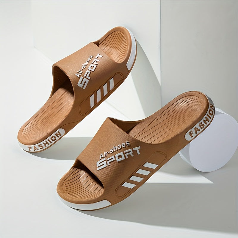 Affordable Summer Casual Slides for Men, Suitable for Outdoor Use And Home Bathrooms, Made of Non-Slip PVC NovaCart