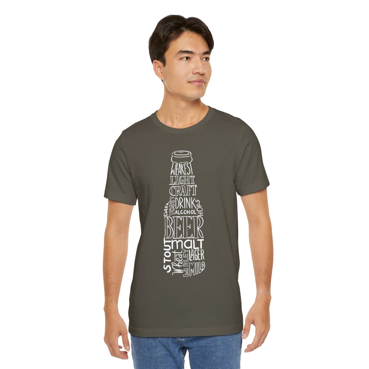 Beer Bottle of Words T-Shirt The Devil's Pickle