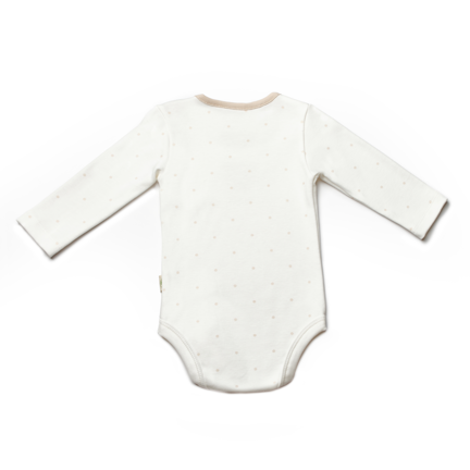 Teddy Ecru Long Sleeve Organic Honey and Hive