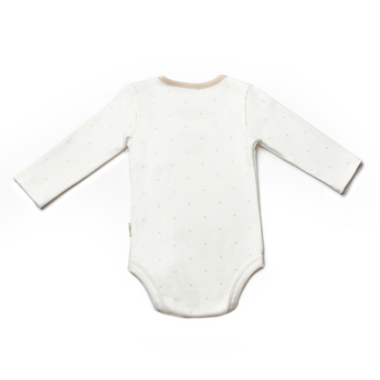 Teddy Ecru Long Sleeve Organic Honey and Hive