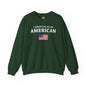 I Identify As An American Crewneck Sweatshirt The Devil's Pickle
