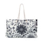 Floral Print Weekender Bag, Stylish Tote for Travel, Beach, Gym, Overnight Stay, Perfect Gift for Her Grayceful LLC