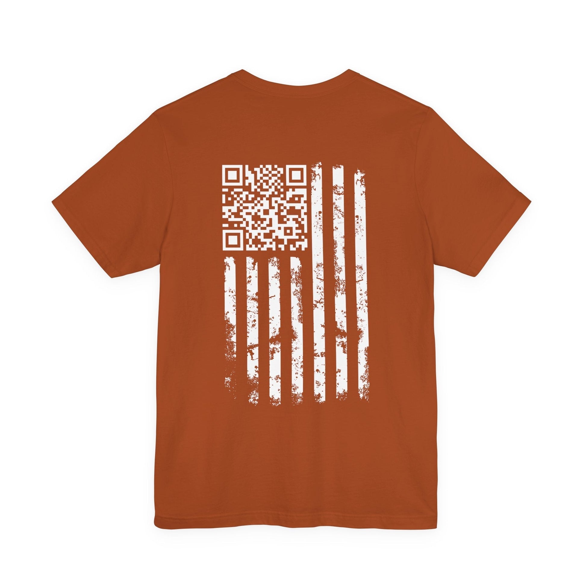 American Flag QR Code T-Shirt The Devil's Pickle