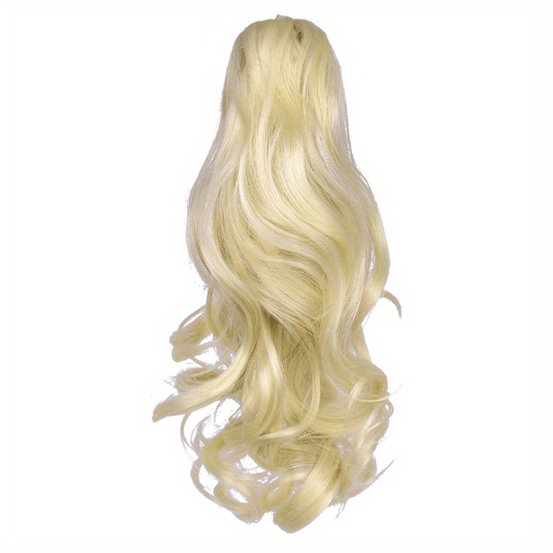 Claw Clip In Body Wave Hair Extensions Long Curly Wavy Ponytail Hair Extensions Synthetic Hair Pieces for Women Girls, Quick Hairstyle, Clip In Hair, Fashionable Wig, Loose Wave, Durable Clipins, Highquality Extensions, Wavy NovaCart
